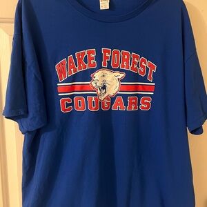 Wake Forest Cougars adult T-Shirts